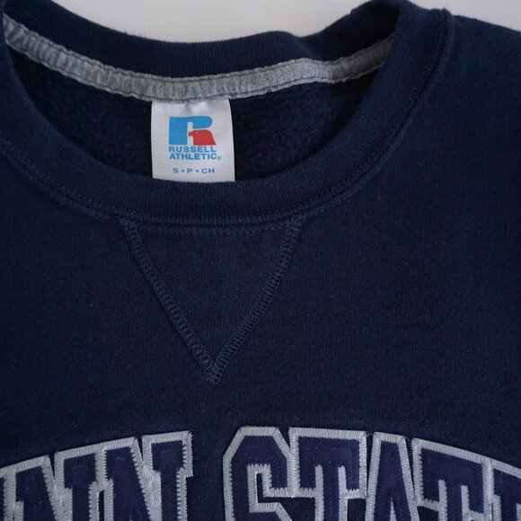Russell Athletic Penn State Navy Crewneck Sweatshirt Collegiate S - Picture 10 of 10